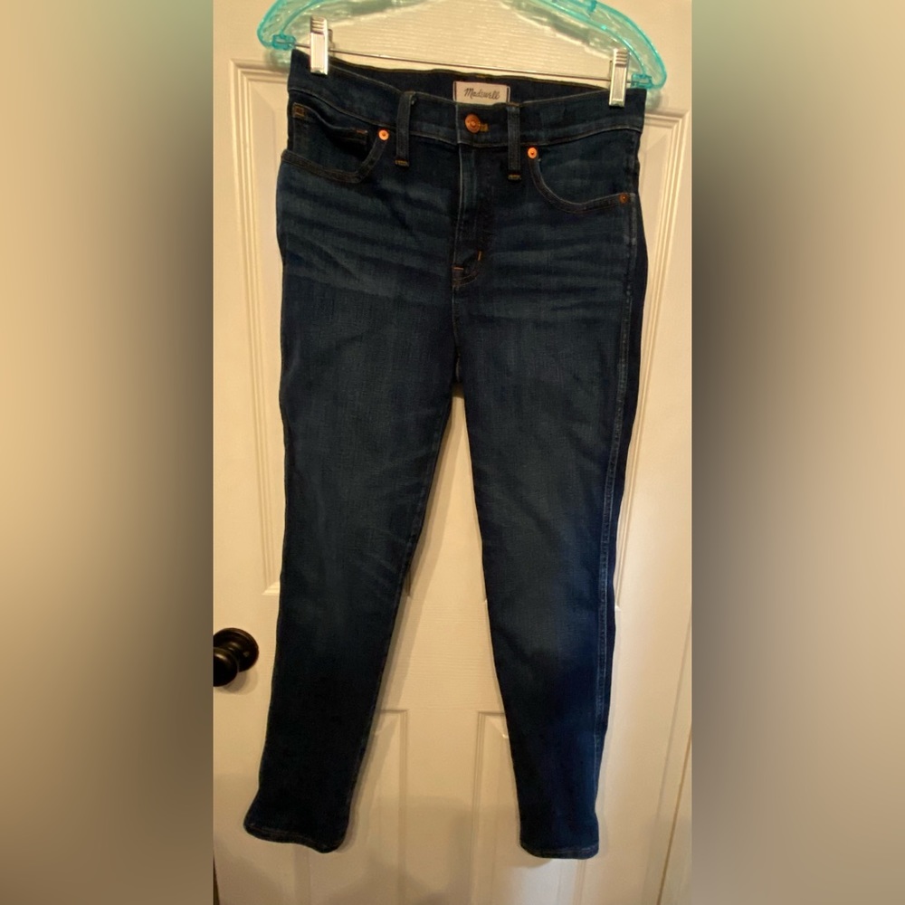 Madewell slim straight cut Jeans